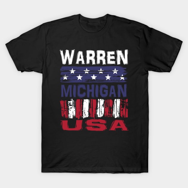 Warren Michigan USA T-Shirt T-Shirt by Nerd_art